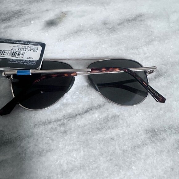 Foster Grant Silver Aviator Sunglasses - Picture 4 of 5